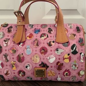 Dooney and Bourke Disney Dogs Satchel Barrel Purse Handbag